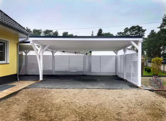 Indywidualne dostosowana wiata garażowa